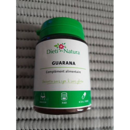 Complement Alimentaire Dieti Natura Guarana Minceur 60 Gélules 