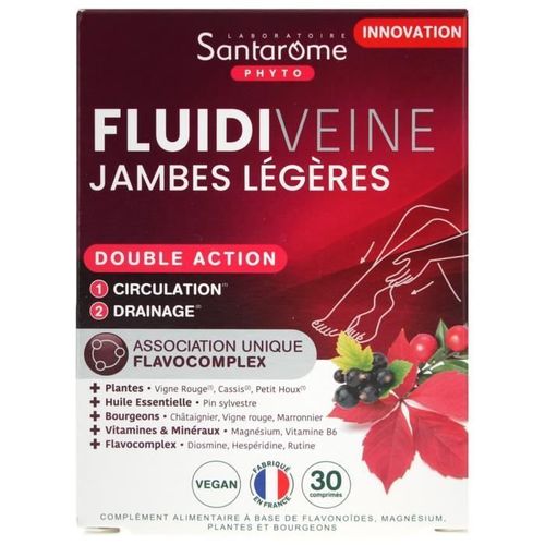 Santarome Fluidiveine Jambes Légères - 30 Comprimés