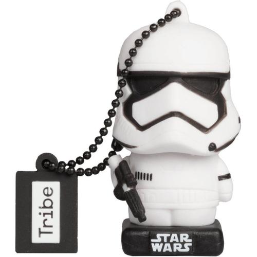 Tribe Star Wars Stormtrooper TLJ - Clé USB - 16 Go - USB - noir, blanc