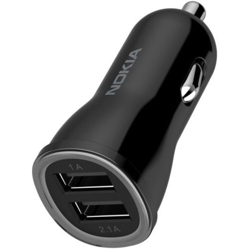 Nokia - Dual Chargeur Voiture 5v 1+2,1a Dc-310, Noir