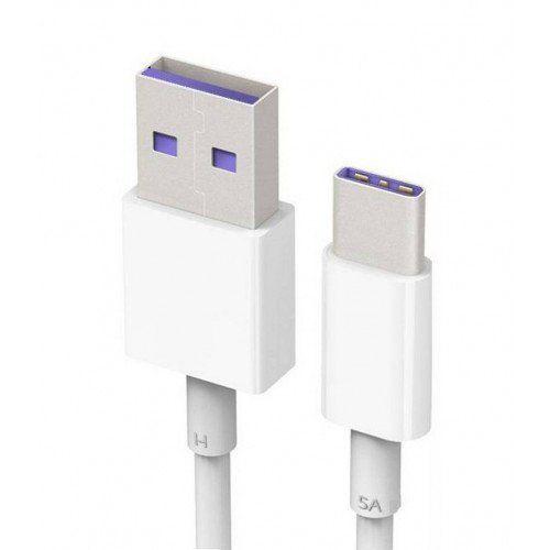 Huawei Ap71 - Câble Usb - Usb (M) Pour 24 Pin Usb-C (M) - Usb 2.0 - 5 A - 1 M - Sans Halogène - Blanc