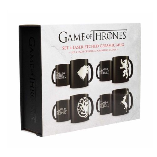 Set De 4 Mugs Laser Deluxe Game Of Thrones