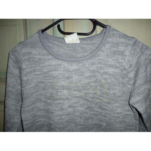 Pull fille GRIS 14 ANS