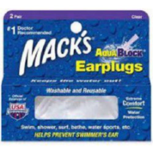 Bouchons Anti-Bruit Mack's Bouchons D'oreilles Waterproof Aqua Bloc