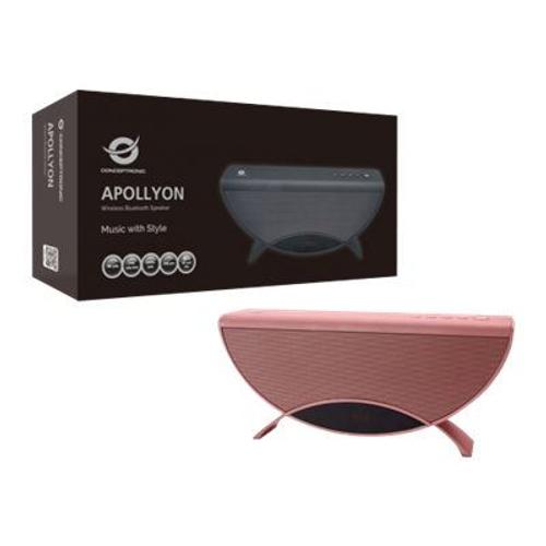 Conceptronic APOLLYON 01R - Enceinte sans fil Bluetooth - Rouge