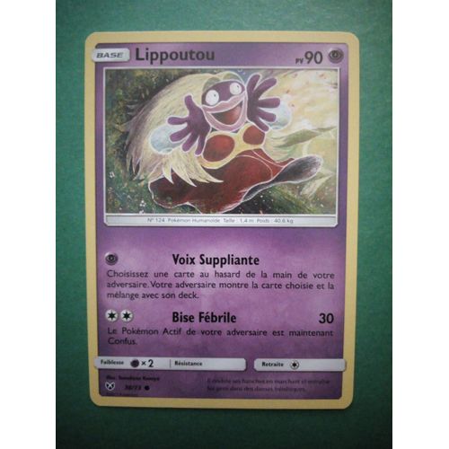 Lippoutou 38/73 - Carte Pokémon Légendes Brillantes