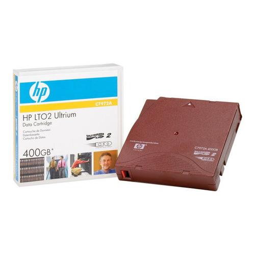 HP - LTO 2 Ultrium - 400 Go - rouge