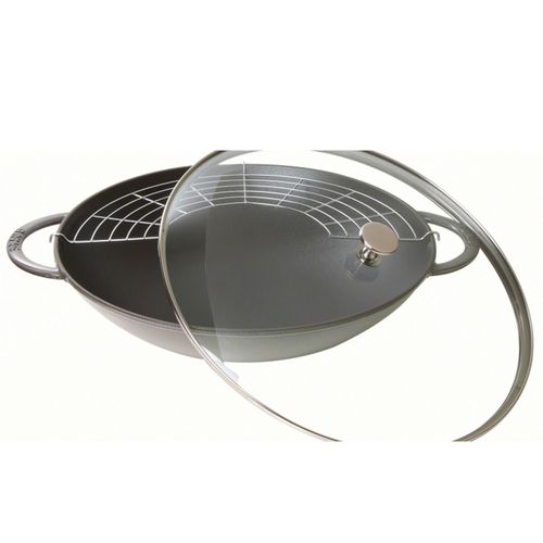 Wok Staub Gris Graphite Ø37cm