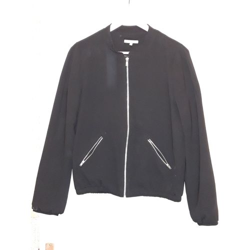 Neuf Blouson Léger Tissu Noir Etam - 40