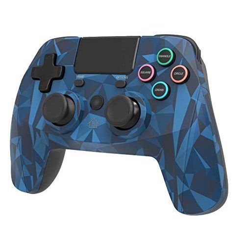 Manette Sans Fil Bluetooth Game:Pad 4s Bleu Camouflage