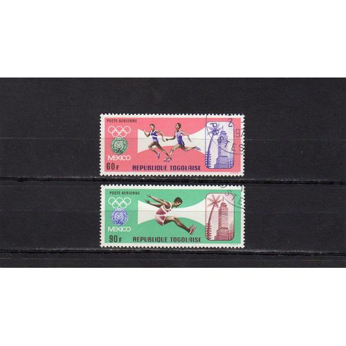 Timbres De Poste Aérienne Du Togo (Jeux Olympiques De Mexico)
