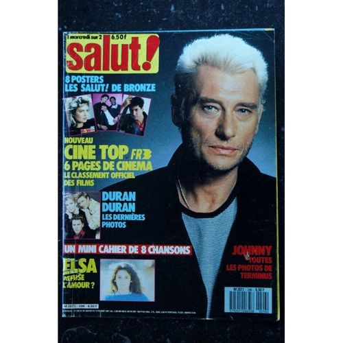 Salut ! 296 Janvier 1987 Cover Johnny Duran Duran Elsa