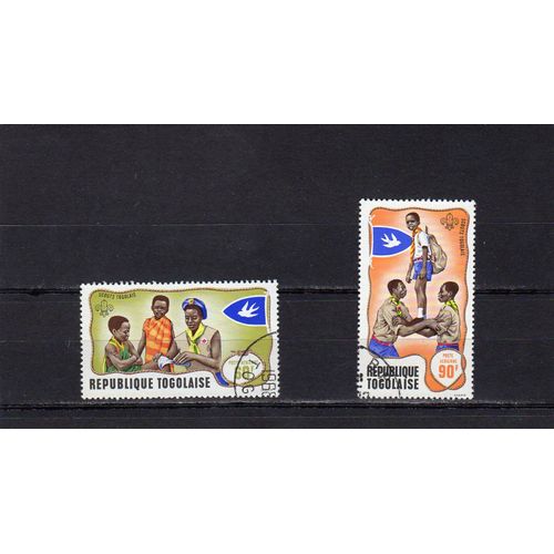 Timbres De Poste Aérienne Du Togo (Scouts)