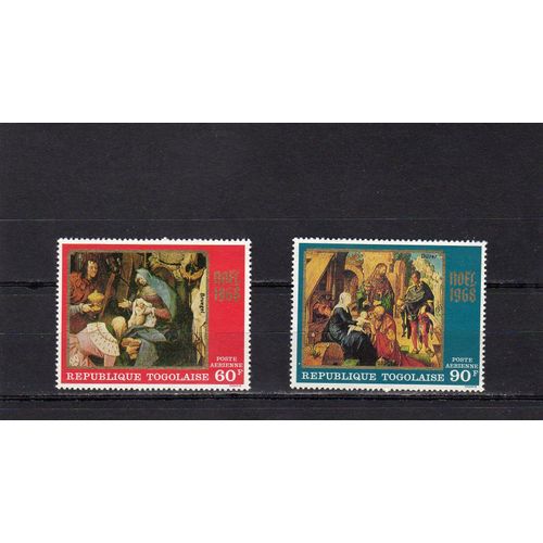 Timbres De Poste Aérienne Du Togo (Noël)