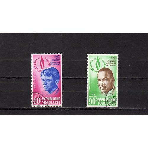 Timbres De Poste Aérienne Du Togo (Année Internationale Des Droits De LHomme)