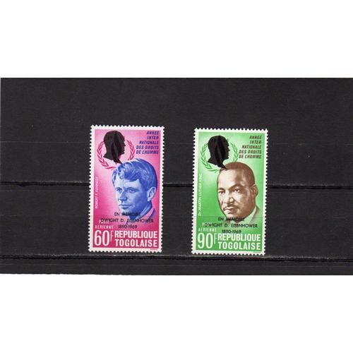 Timbres De Poste Aérienne Du Togo (Dwight Eisenhower)