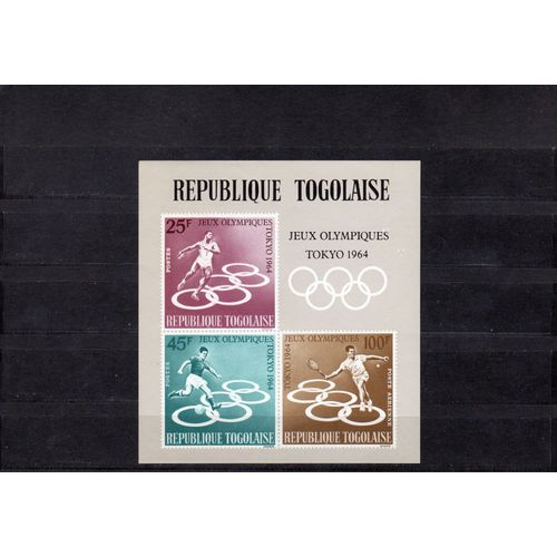 Bloc-Feuillet Du Togo (Jeux Olympiques De Tokyo)