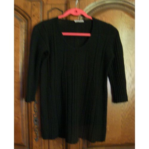 Pull Noir "Les Zazies" - Taille 42