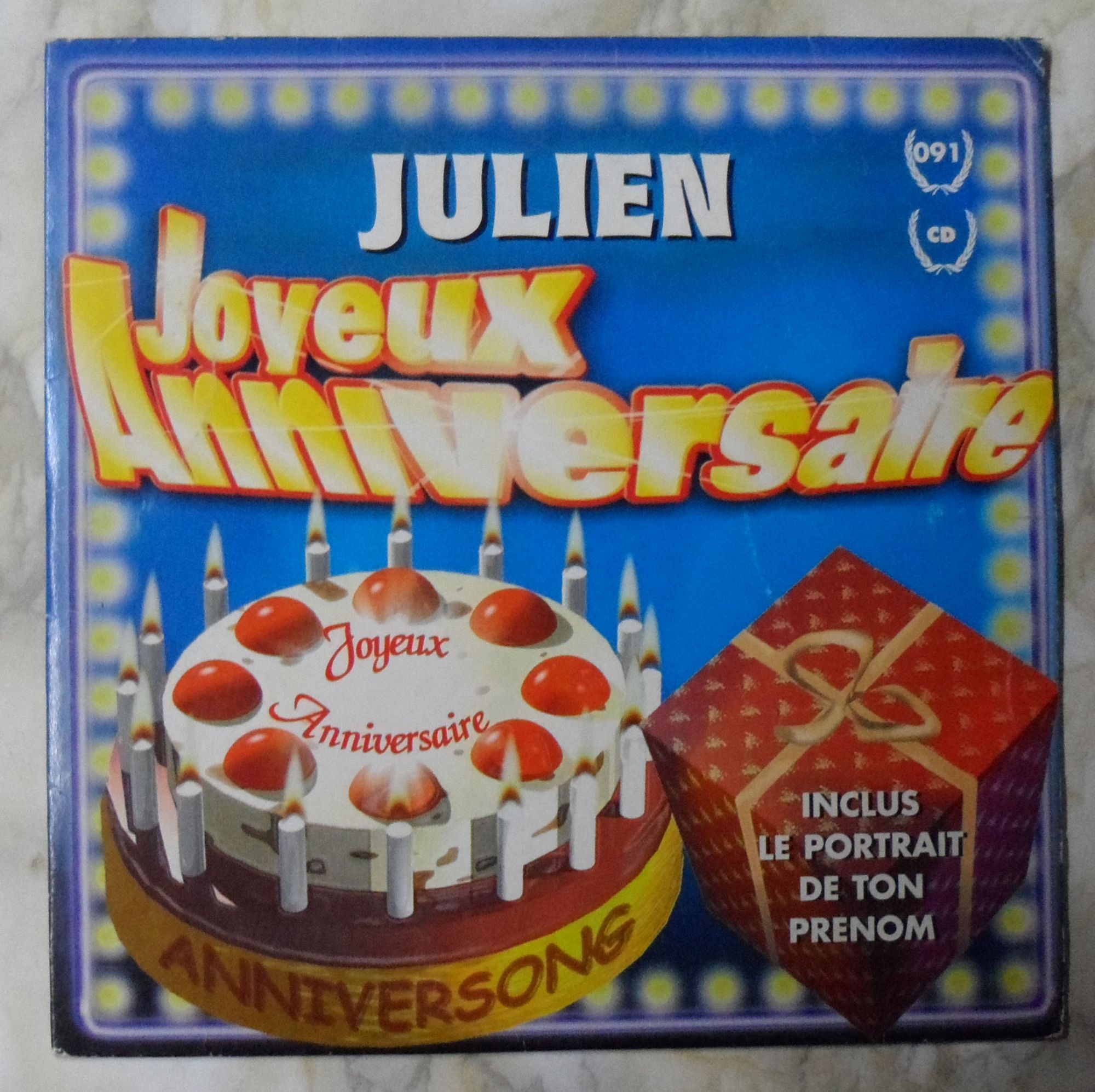 Joyeux Anniversaire Julien Anniversong Rakuten