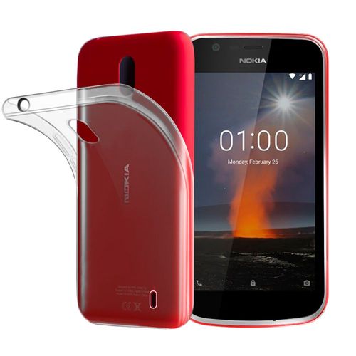 Ebeststar - Coque Nokia Nokia 1 Etui Gel Anti-Choc Ultra Fine Invisible, Transparent [Dimensions Precises Smartphone : 133.6 X 67.8 X 9.5mm, Écran 4.5'']