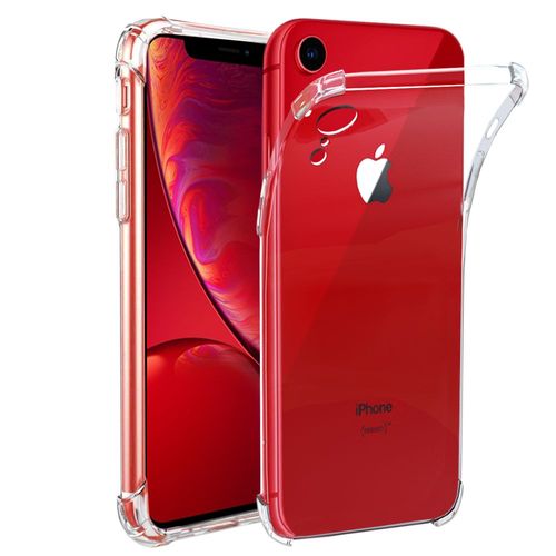 Ebeststar - Coque Iphone Xr Etui Silicone Slim Coins Rebords Renforcés Invisible Antichoc, Transparent [Dimensions Precises Smartphone : 150.9 X 75.7 X 8.3mm, Écran 6.1'']