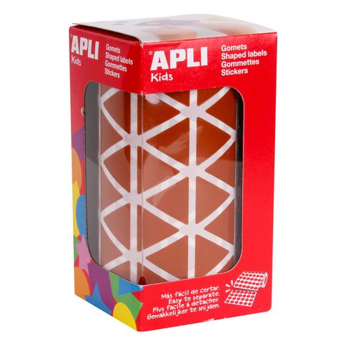 Gommettes Rouleau Triangle 20 Mm Marron X 2 832 - Apli Agipa
