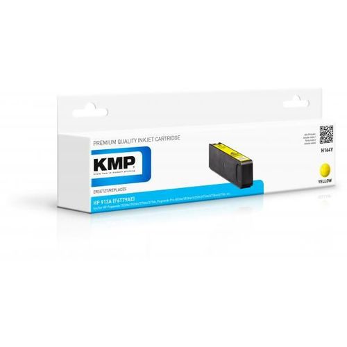 KMP Encre remplace HP 913A compatible jaune H16