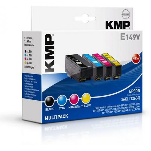 KMP E149V Multipack BK/C/M/Y kompatibel mit Epson T 2636