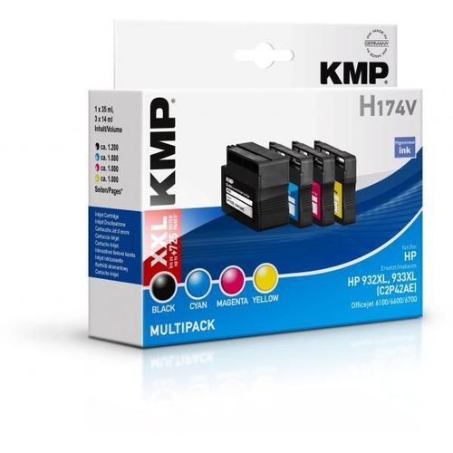KMP Encre remplace HP 932, 932XL, 933XL compatible pack bundle
