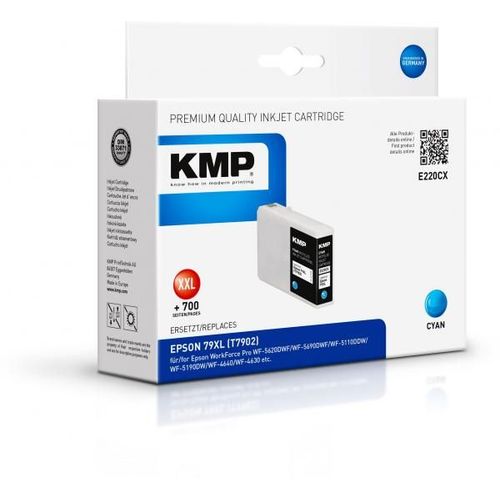 KMP Encre remplace Epson 79XL, T7902 compatible cyan