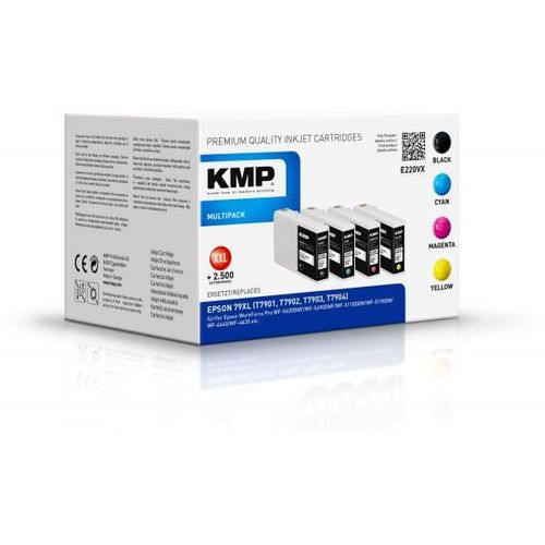 KMP Ink set remplace Epson 79XL, T7901, T7902, T7903, T7904 compatible