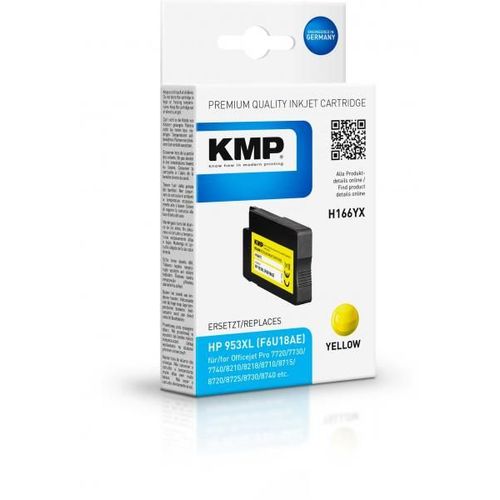 KMP remplace HP 953XL, F6U18AE compatible jaune