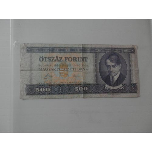 Billet 500 Otszaz Forint 1990