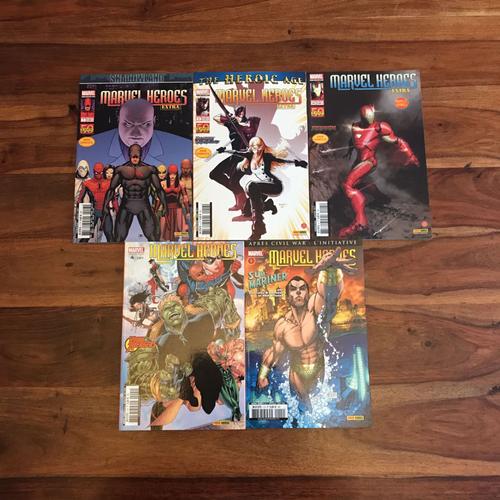 Lot Marvel Heroes Extra Et Hors Series - 5 Albums