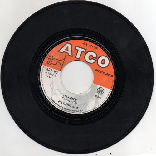 45 Tours Atco 2 Titres - Security Et I've Been Loving You Too Long