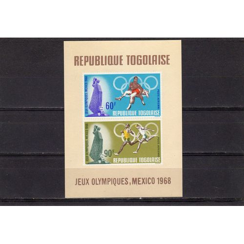 Bloc-Feuillet Du Togo (Jeux Olympiques De Mexico)