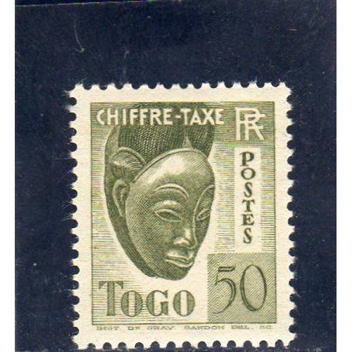 Timbre-Taxe Du Togo (Masque)