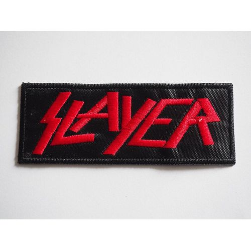 Slayer Patch Brodé 11,3x4,2cm Ecusson Black Death Thrash Heavy Metal