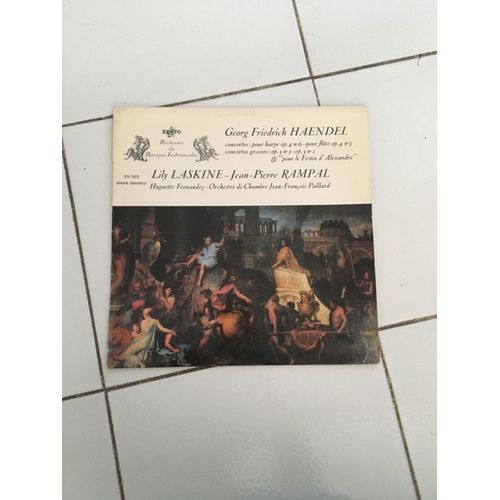 Haendel Concertos Pour Harpe Laskine Rampal
