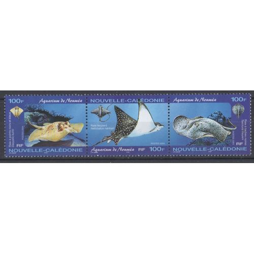 Bloc 3 Timbres France Nouvelle Calédonie 2004 Yvert Et Tellier N°914, 915 Et 916 Aquarium De Nouméa Neuf** Gomme Intacte