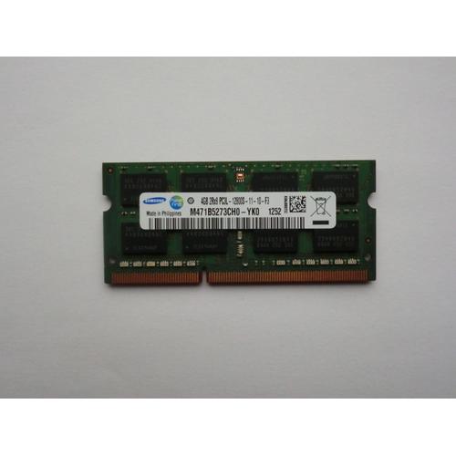 Samsung - DDR3L - module - 4 Go - SO DIMM 204 broches - 1600 MHz / PC3L-12800 - CL11 - 1.35 V - mémoire sans tampon - non ECC