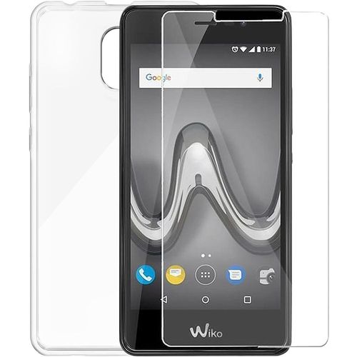 Pack Protection Transparent Avec Coque Et Protège-Écran Pour Wiko Jerry 3