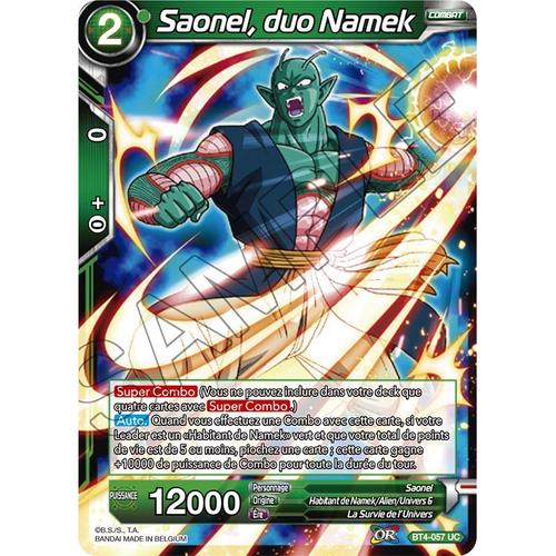 Dragon Ball Super - Bt4-057-R - Saonel, Duo Namek - Peu Commune