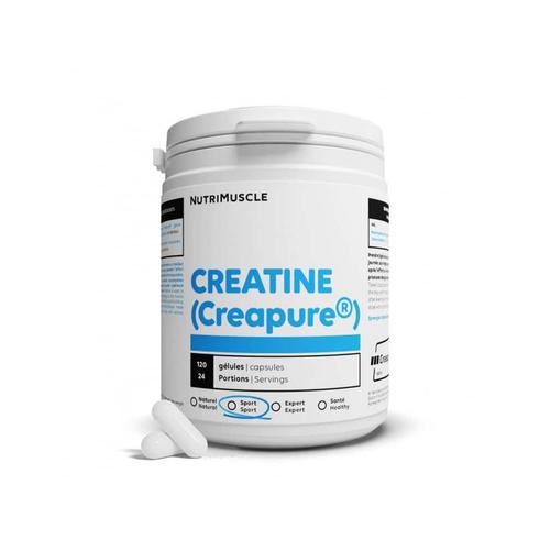 Creatine Creapure (120 Caps)| Créatines|Nutrimuscle 