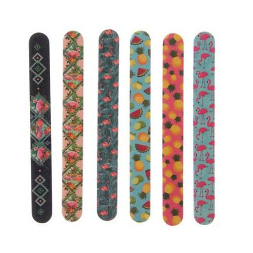 Lot De 6 Limes À Ongles - Flamants Roses 