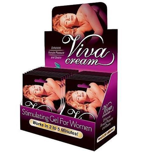 Viva Cream Crema De La Excitación Femenina 4ml Display 24uds