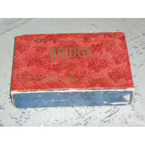Ancien Etui De Bridge De La Marque Heron Des Années 70
