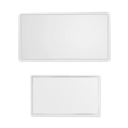 11x6.5cm - Miroir De Maquillage Portable En Acier Inoxydable, Pare-Soleil De Voiture, Image Plus Claire, Universel Pour Camion, Camionnettes, Suv