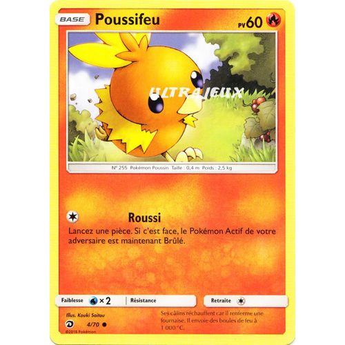 Pokémon - 4-R/70 - Poussifeu - Reverse