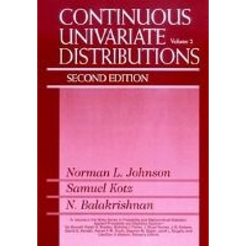 Continuous Univariate Distributions, Volume 2